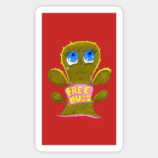 Free Hugs Cactus Magnet